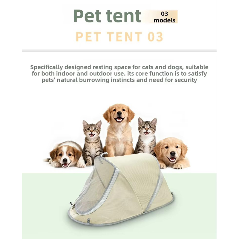 Outdoor Camping Dog Kennel - Opvouwbare dieren tent, draagbare, ademende mesh-huisje