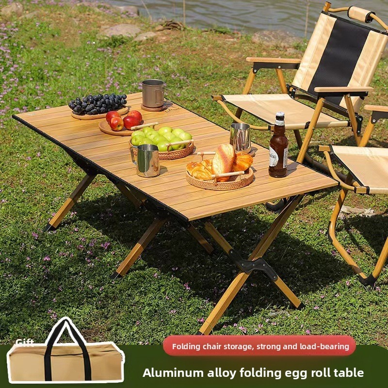 Outdoor Camping Table Foldable - Nieuwe stijlvolle opvouwbare buitentafel, draagbaar voor