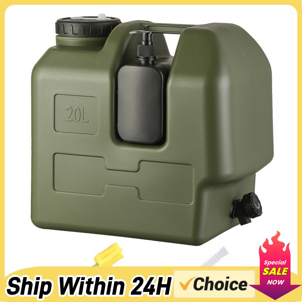 Outdoor Camping Kettle - 15/20L Draagbare Camping Waterkan Met Kraan