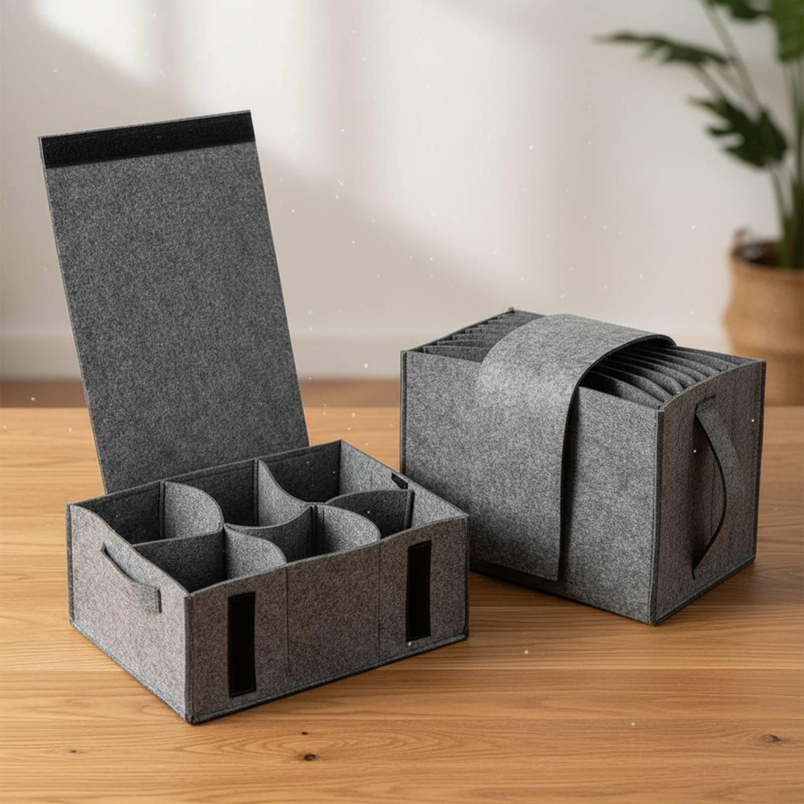 Outdoor Camping Kitchen - Huishoudelijke vilten opbergtas, draagbare bestekhouder, kampeergereedschap