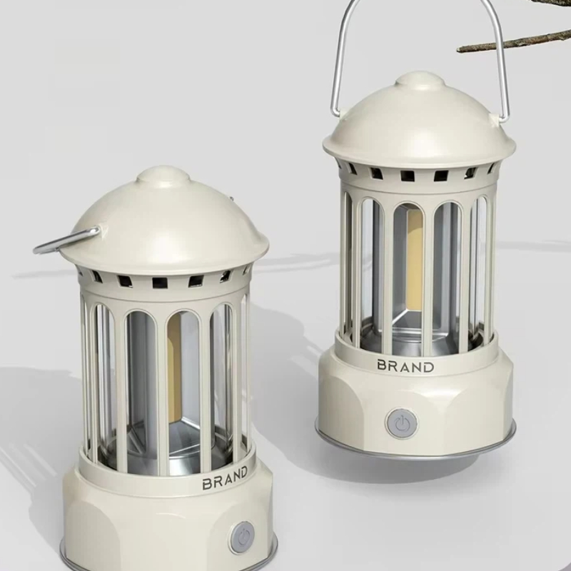 Outdoor Camping Light Portable - Generieke retro outdoor campinglantaarn, draagbare Cob-tentlamp,