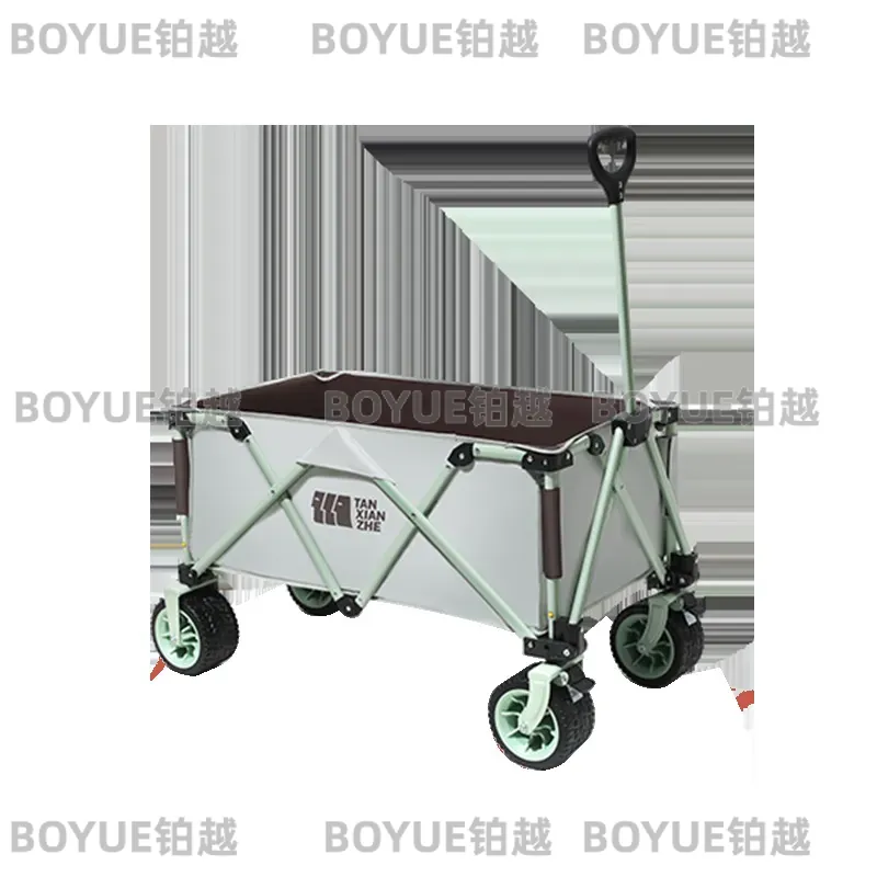 Outdoor Camping Table Foldable - Vouwbare draagbare camping trolleytafel voor buiten,