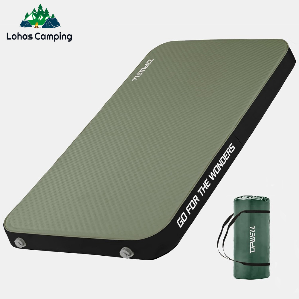 Outdoor Camping Rugs - Lohascamping Zelfopblazend Campingmatras 10cm Compact Opvouwbaar