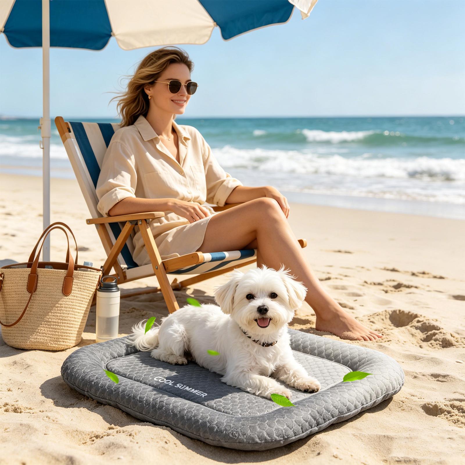 Outdoor Camping Dog Kennel - Hondenkoelmat Draagbare antislip kennelmat Kattenkoelmat voor