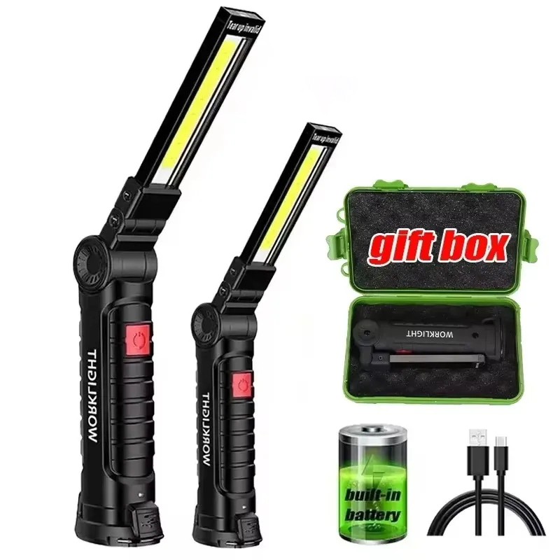 Outdoor Camping Light Portable - Draagbare handzaklamp USB oplaadbare LED-werklamp 5