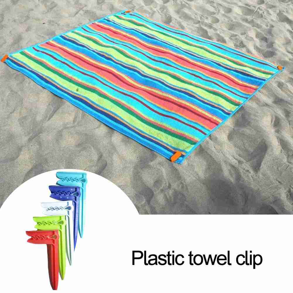 Outdoor Camping Rugs - 10 Stuks Strandlaken Clip Camping Mat