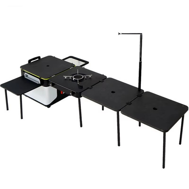 Outdoor Camping Table Foldable - Hoge kwaliteit draagbare opvouwbare campingkeukenbox, mobiele