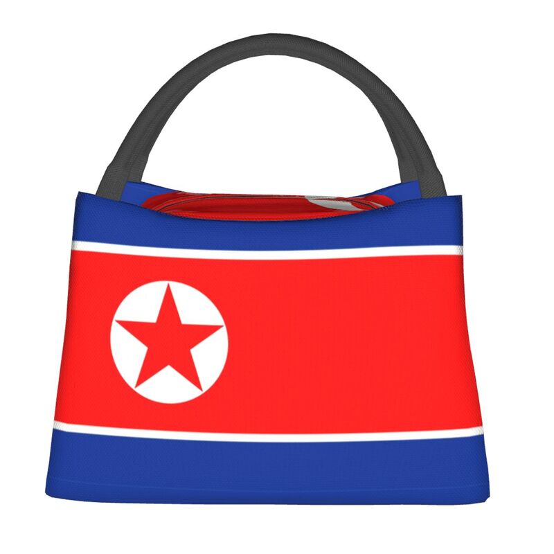 Outdoor Camping Korea - Aangepaste vlag van Noord-Korea geïsoleerde lunchtassen
