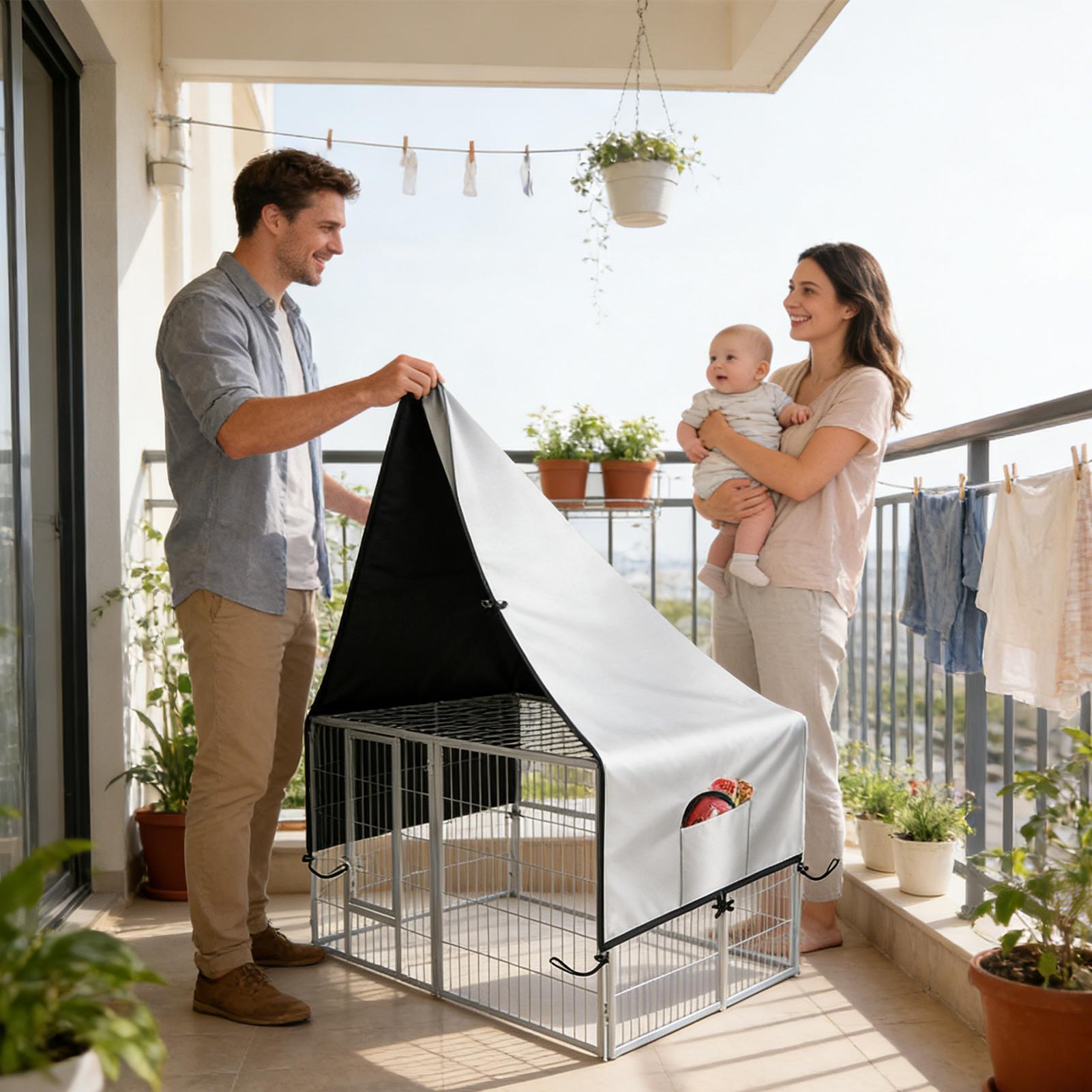 Krat Cover 210D Oxford Privacy - Outdoor Camping Dog Kennel recensie en prijs