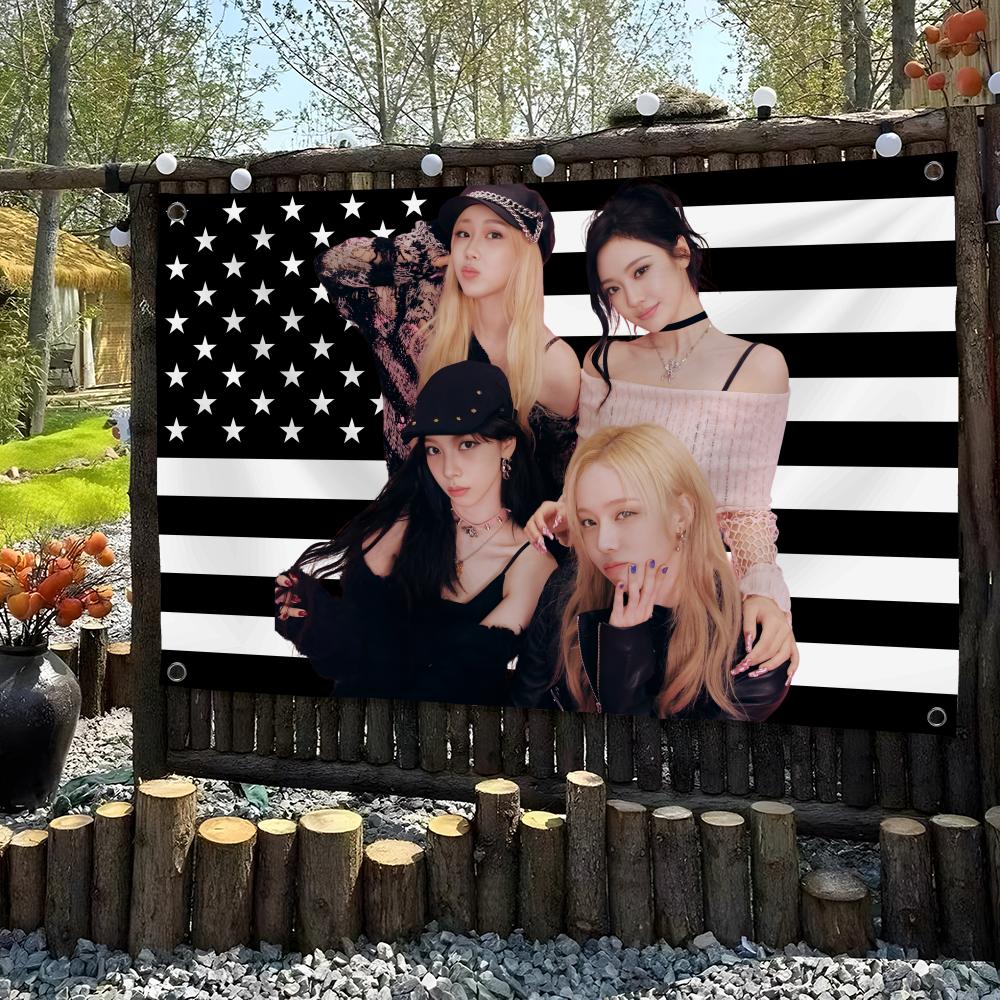 Meisje A-Aespa Korea Band Vlag - Outdoor Camping Korea recensie en prijs