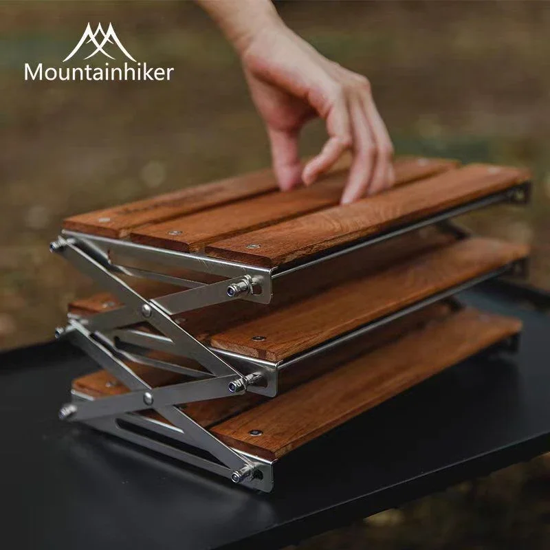 MOUNTAINHIKER Drielaags rek Up - Outdoor Camping Table Foldable recensie en prijs