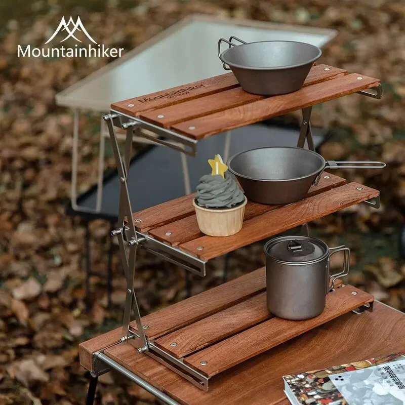 MOUNTAINHIKER Drielaags rek Up - Outdoor Camping Table Foldable recensie en prijs