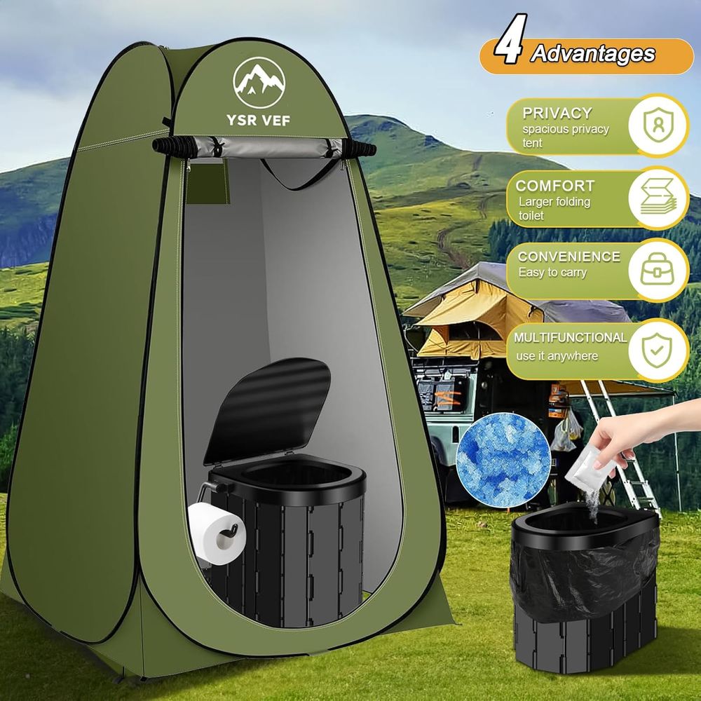 Draagbare toilettas, kampeerto - Outdoor Camp recensie en prijs
