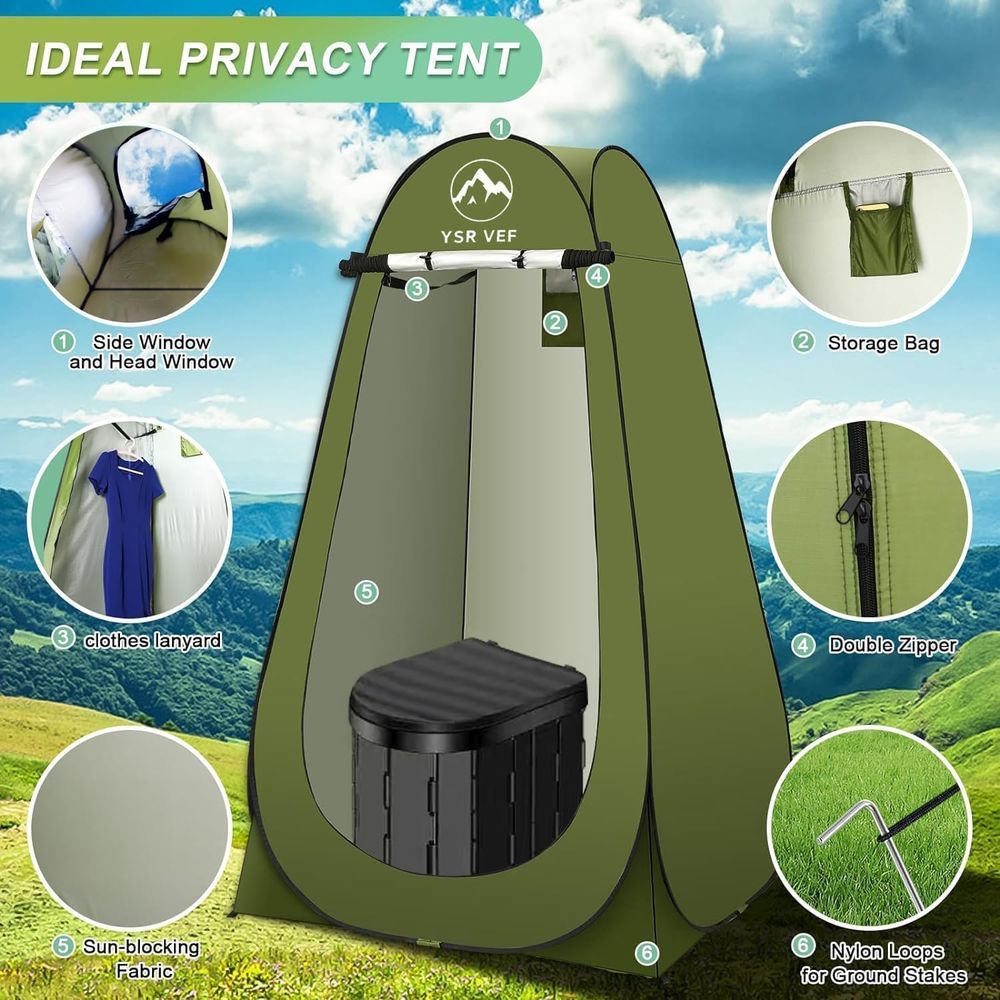Draagbare toilettas, kampeerto - Outdoor Camp recensie en prijs