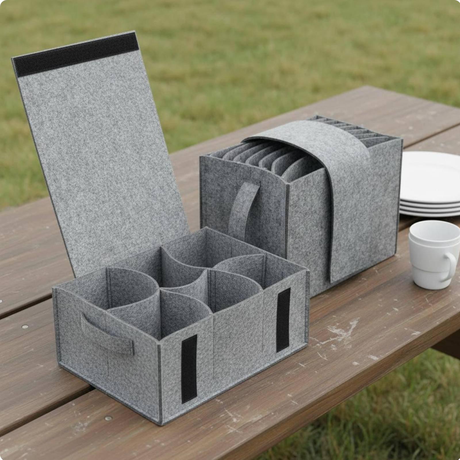 Huishoudelijke vilten opbergta - Outdoor Camping Kitchen recensie en prijs