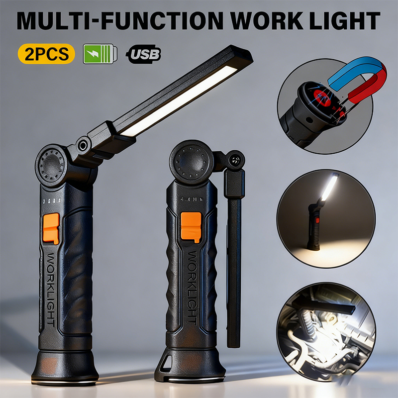 Draagbare COB LED-zaklamp USB  - Outdoor Camping Light Portable recensie en prijs