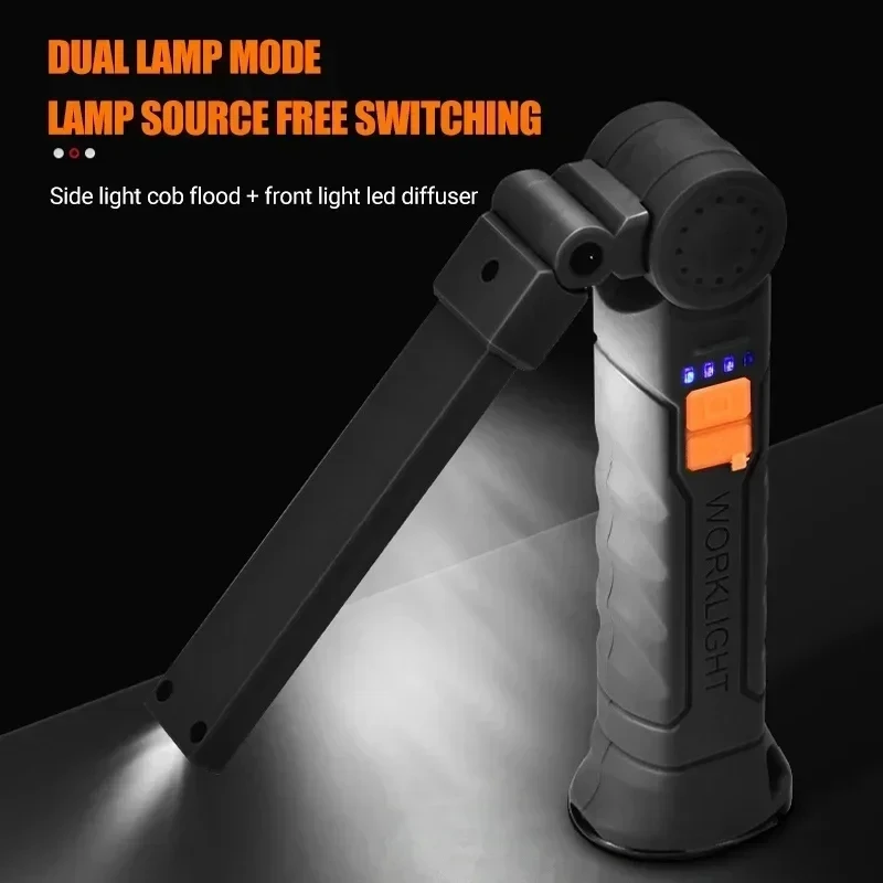 Draagbare COB LED-zaklamp USB  - Outdoor Camping Light Portable recensie en prijs