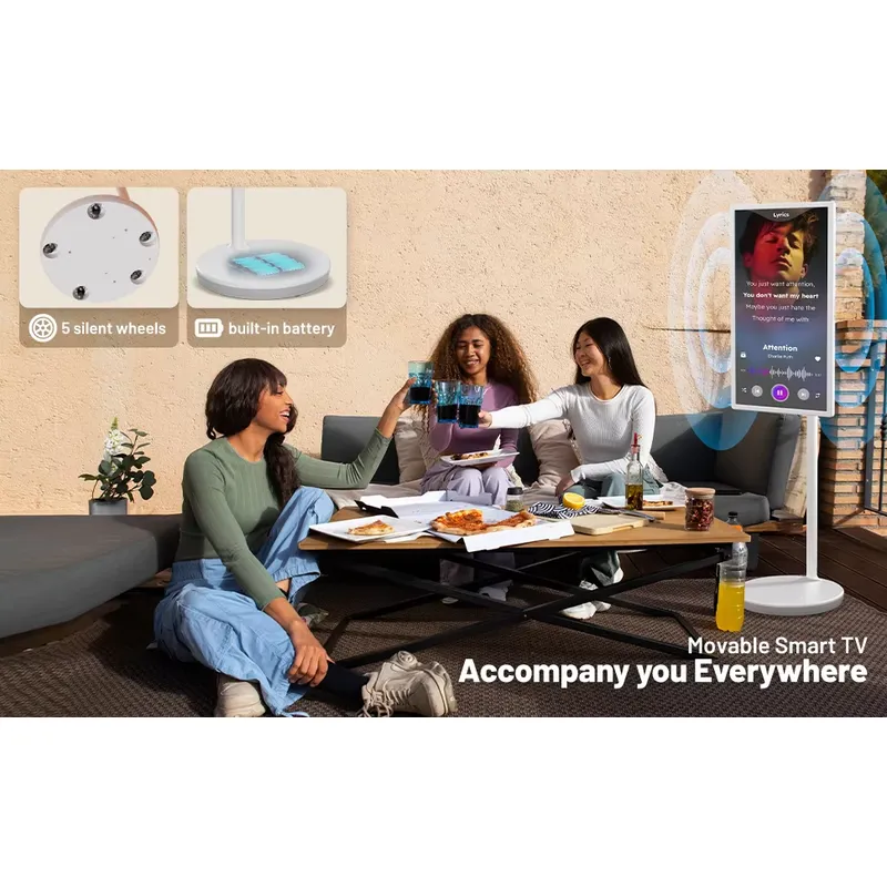 24 Inch Draagbare Mobiele Smar - Outdoor Camping Tv recensie en prijs