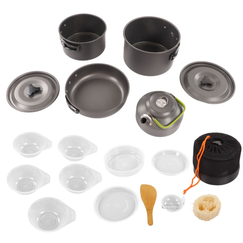 Campingkookgerei-set, draagbaa - Outdoor Camping Kettle recensie en prijs