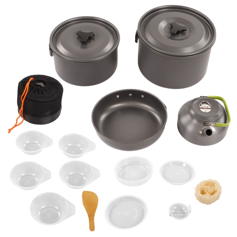 Campingkookgerei-set, draagbaa - Outdoor Camping Kettle recensie en prijs