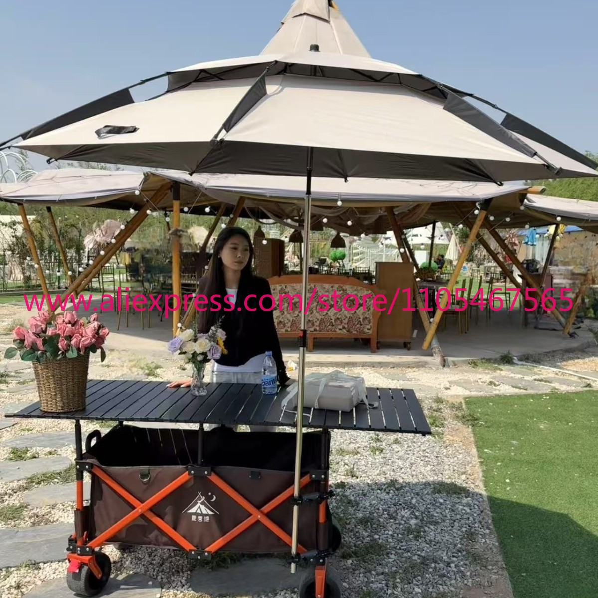 1PCS camperkraam grote opvouwb - Outdoor Camping Table Foldable recensie en prijs