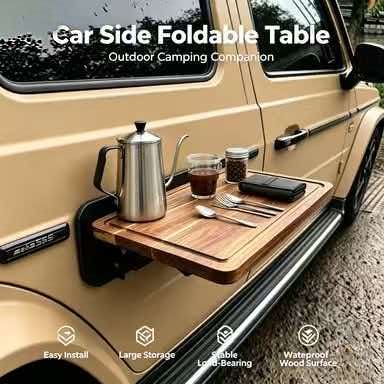 Snel op te zetten, aan de zijk - Outdoor Camping Table Foldable recensie en prijs