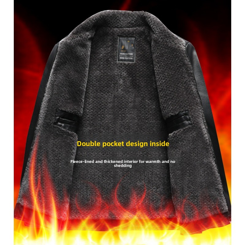 Warme leren herenjas Casual lo - Outdoor Camping Jacket recensie en prijs