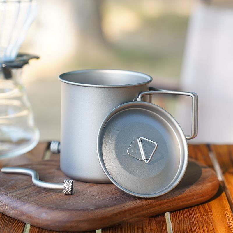 Pure titanium gooseneck pour-o - Outdoor Camping Kettle recensie en prijs