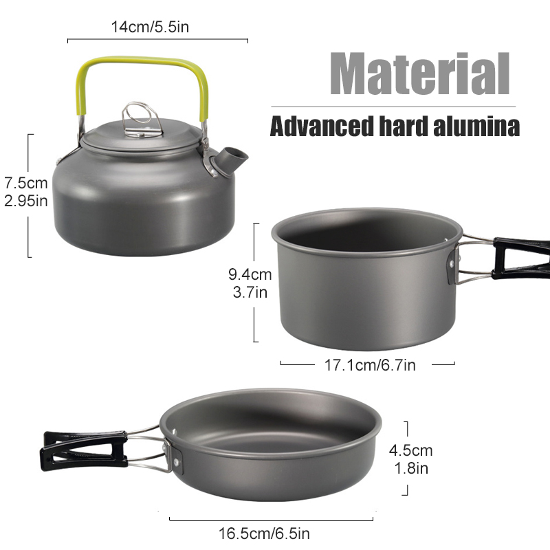 WESTTUNE Camping Kookgerei Kit - Outdoor Camping Kettle recensie en prijs