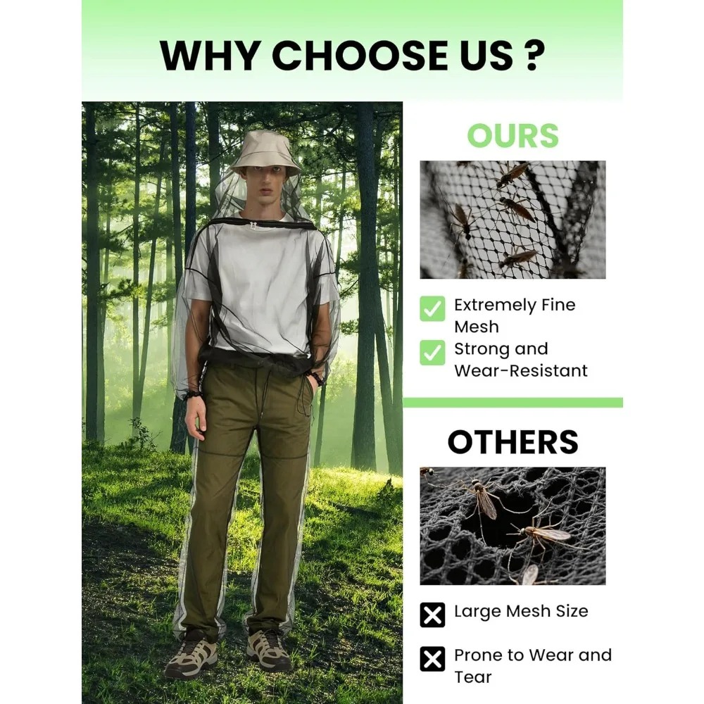 Outdoor muggenbeschermingspak  - Outdoor Camping Jacket recensie en prijs