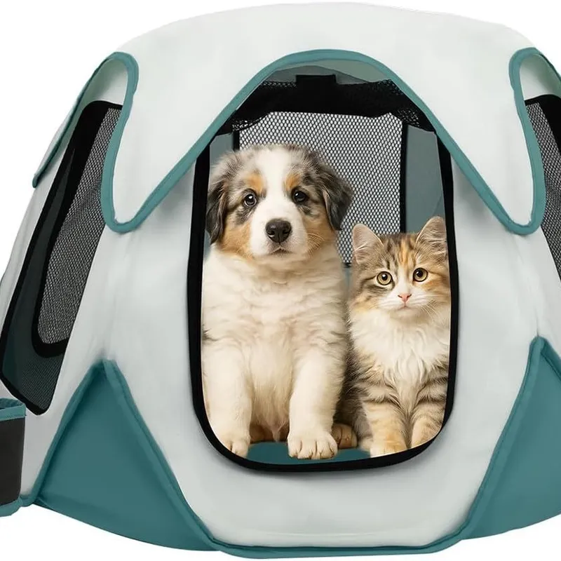 Draagbare opvouwbare huisdiere - Outdoor Camping Dog Kennel recensie en prijs