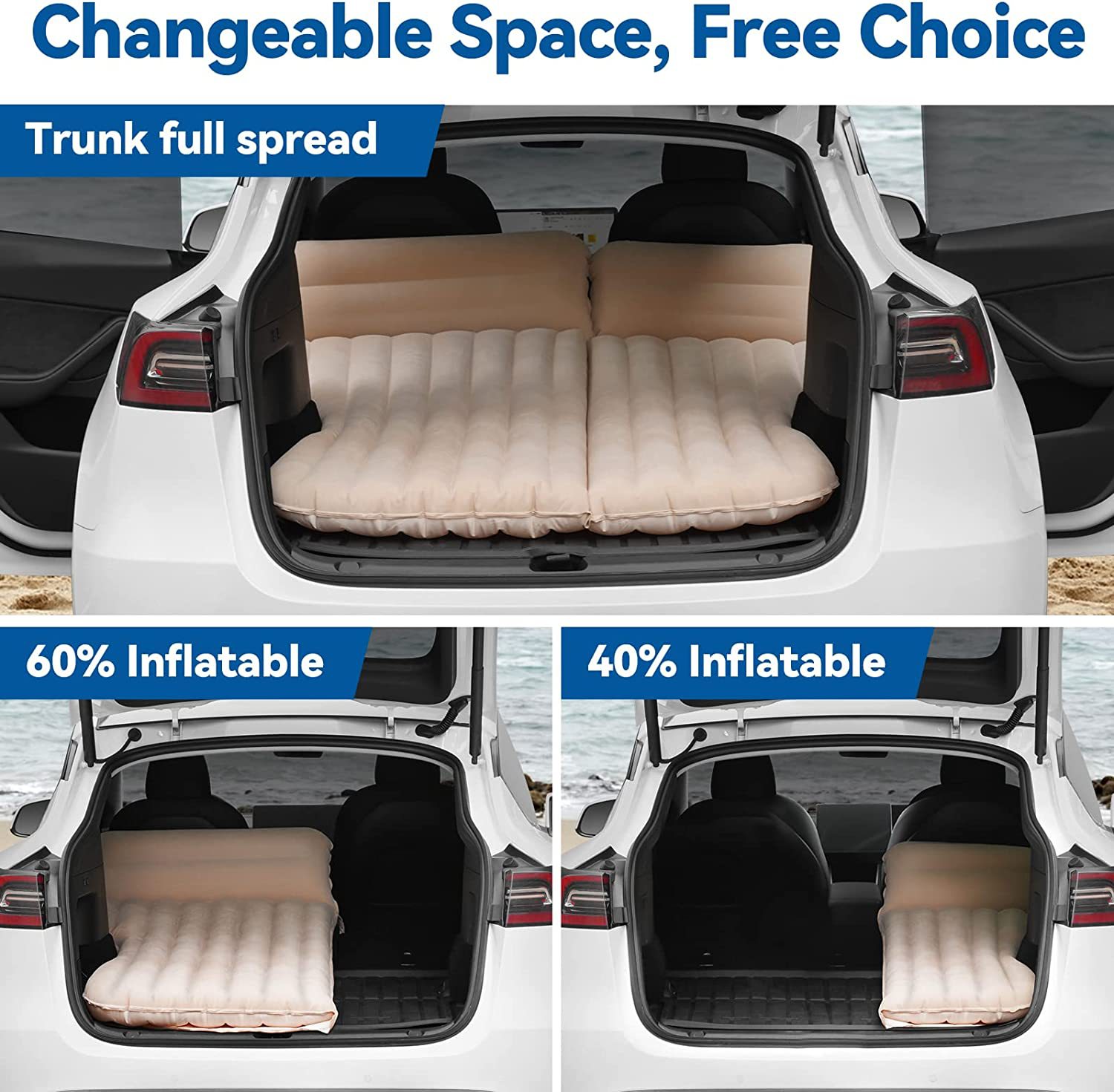 Auto Opblaasbaar Bed Voor Tesl - Outdoor Camping Mattress recensie en prijs