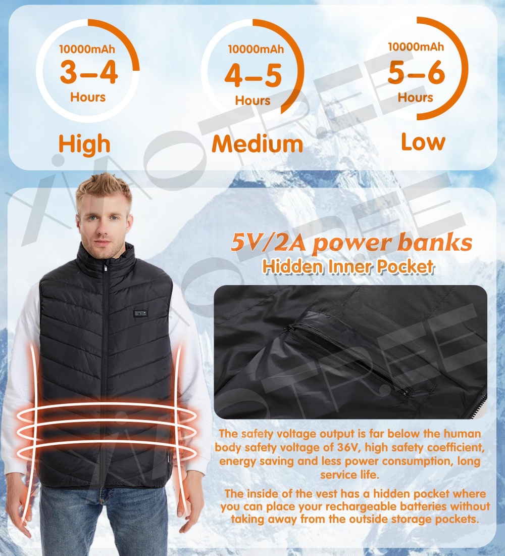 28/9 gebieden verwarmd vest he - Outdoor Camping Jacket recensie en prijs
