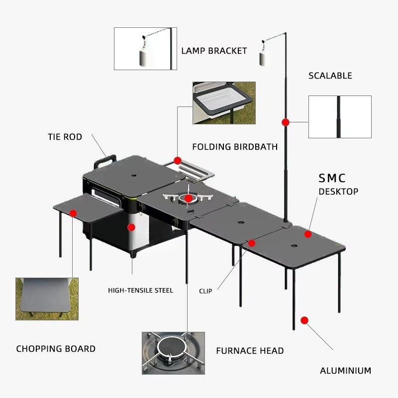 Hoge kwaliteit draagbare opvou - Outdoor Camping Table Foldable recensie en prijs