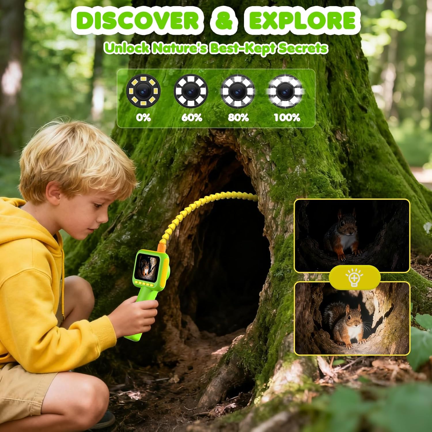 Endoscoop voor kinderen, bores - Outdoor Camping Toys recensie en prijs