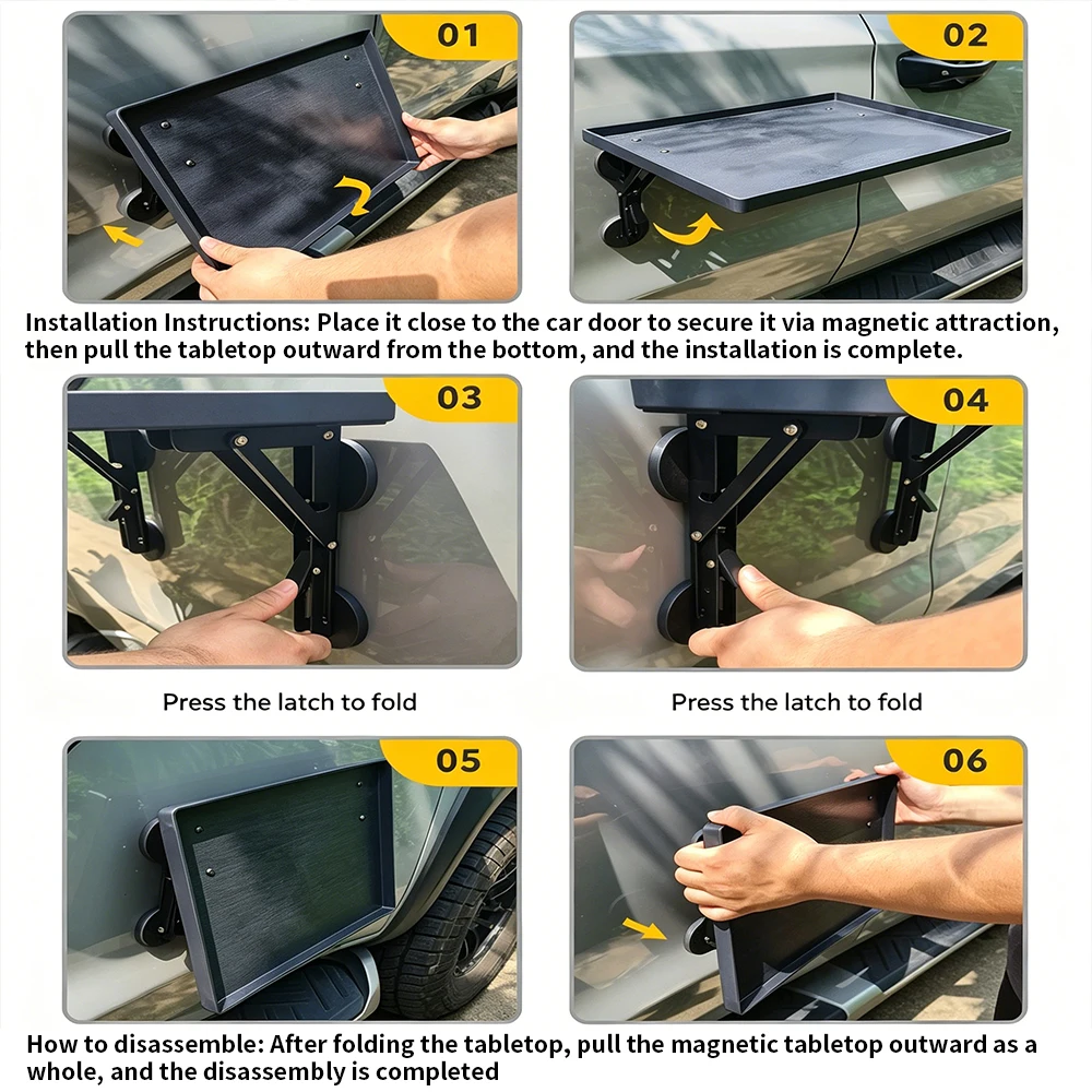 Draagbare auto zijdeur hangend - Outdoor Camping Table Foldable recensie en prijs